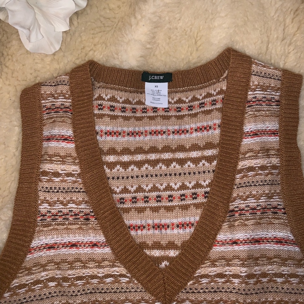 J.Crew Vneck sleeveless sweater
